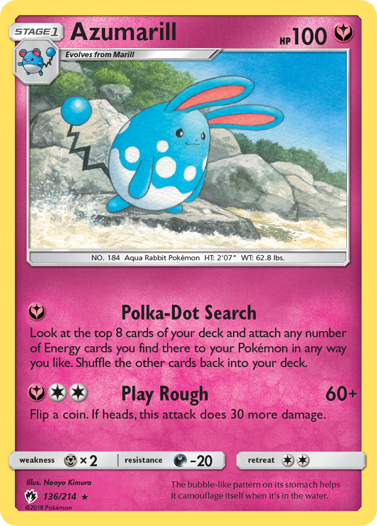 Azumarill – Lost Thunder