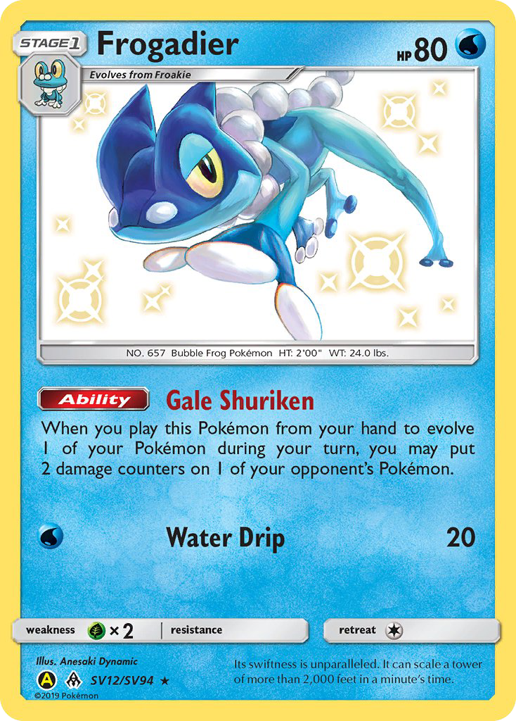 Frogadier – Hidden Fates Shiny Vault