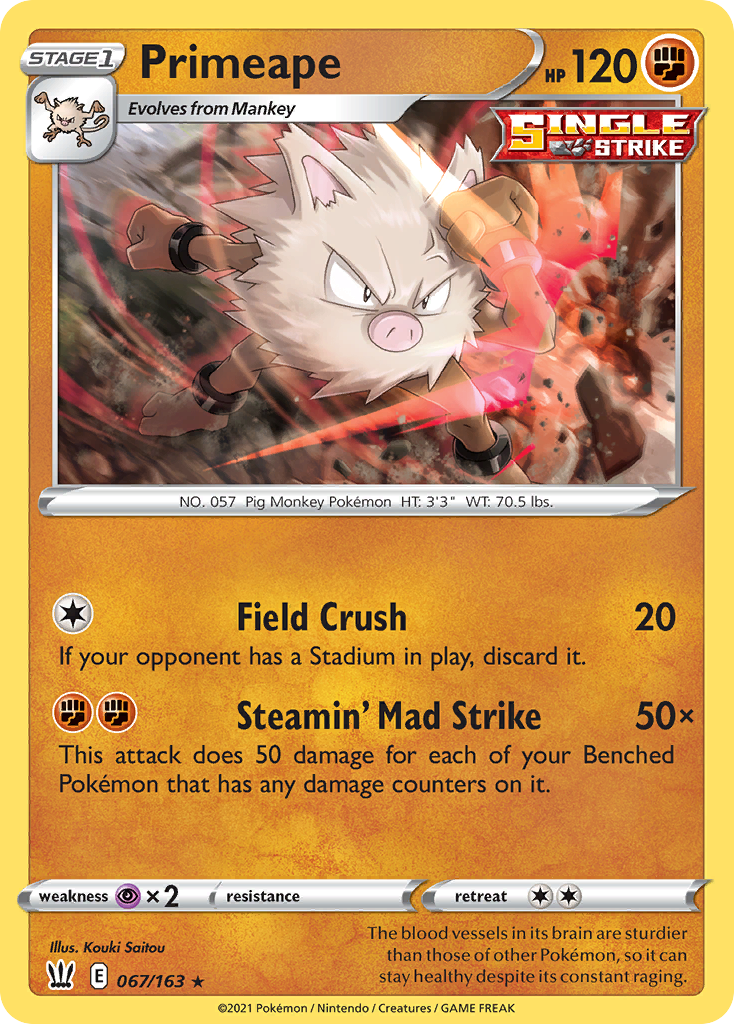 Primeape – Battle Styles