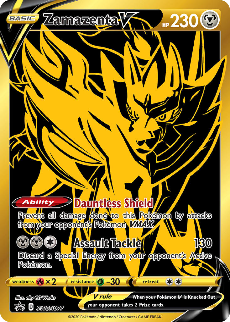Zamazenta V – SWSH Black Star Promos