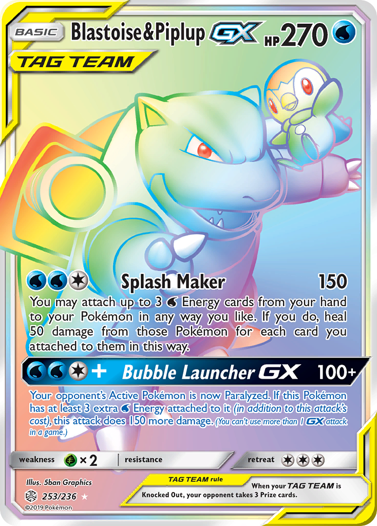 Blastoise & Piplup-GX – Cosmic Eclipse