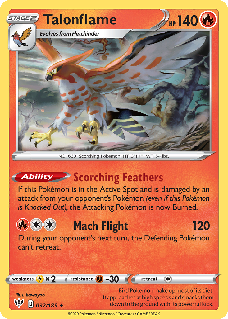 Talonflame – Darkness Ablaze