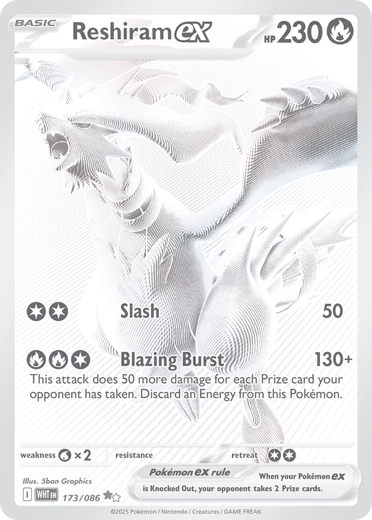 Reshiram ex – White Flare