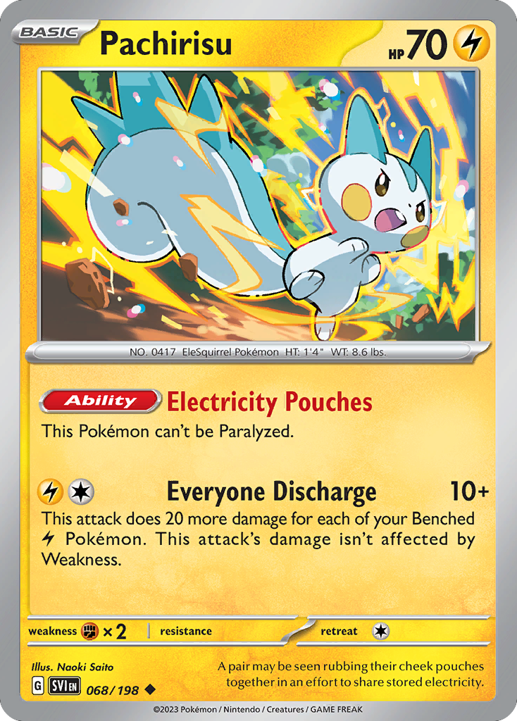 Pachirisu – Scarlet & Violet