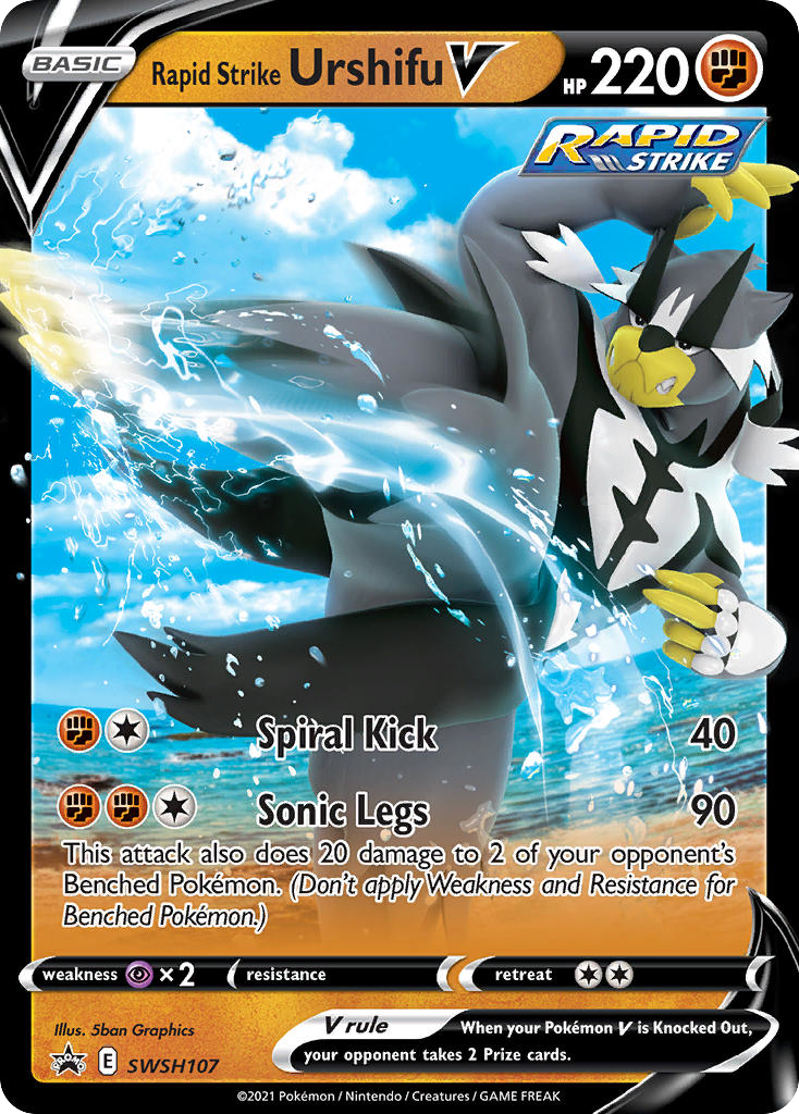 Rapid Strike Urshifu V – SWSH Black Star Promos