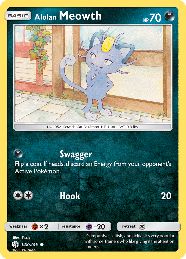 Alolan Meowth – Cosmic Eclipse