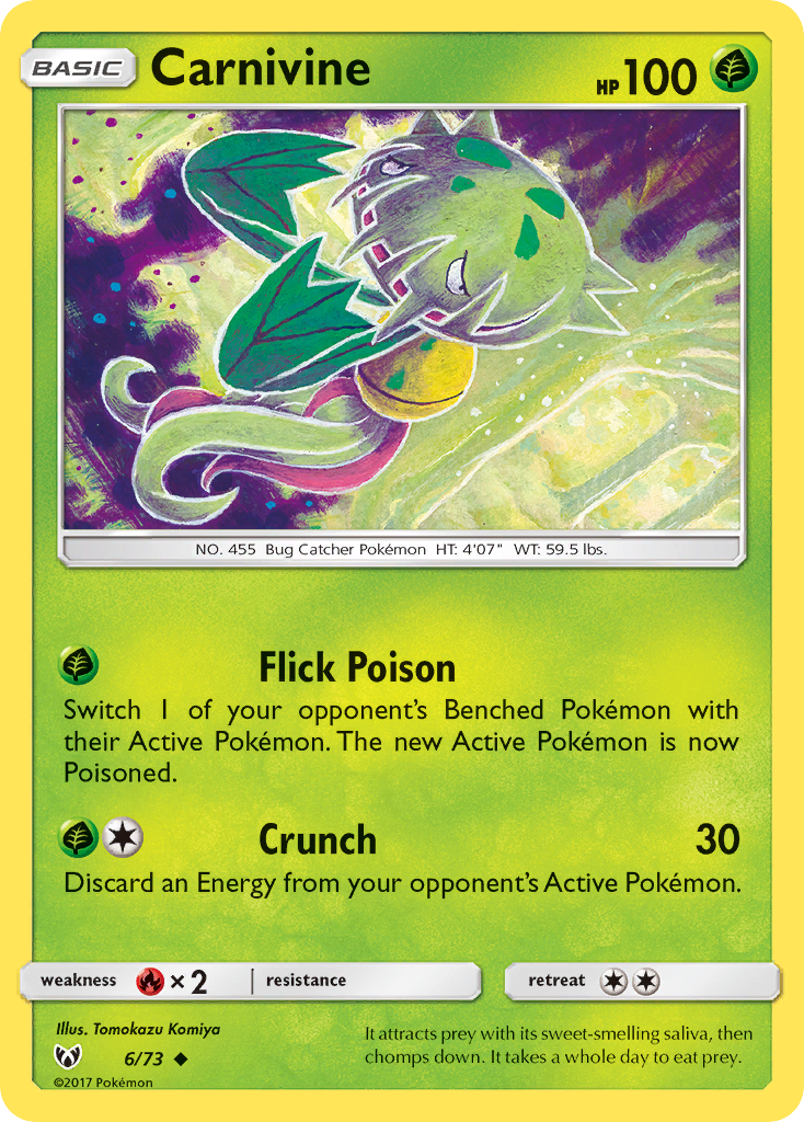 Carnivine – Shining Legends