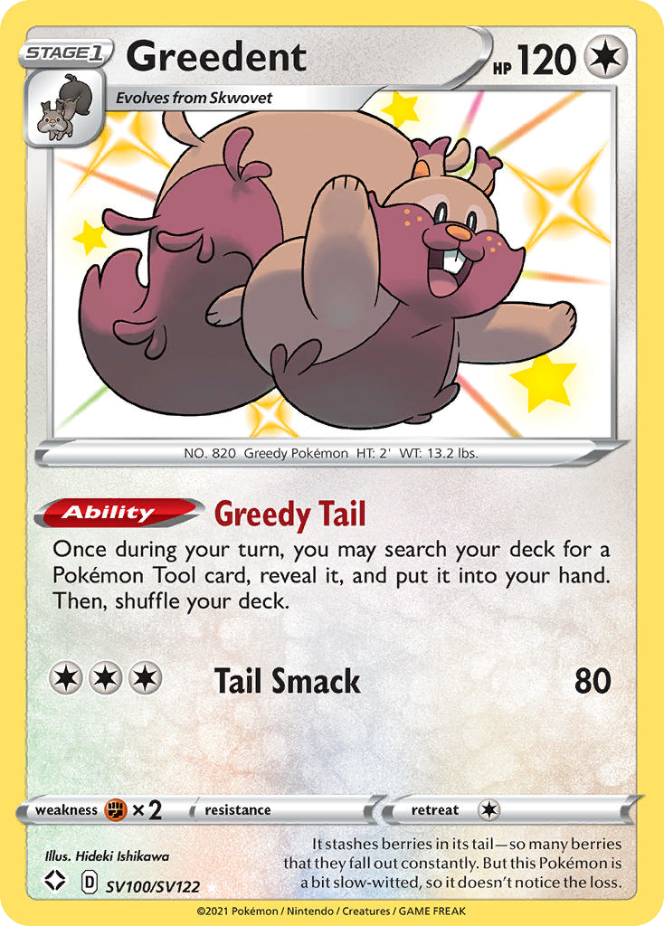 Greedent – Shining Fates Shiny Vault