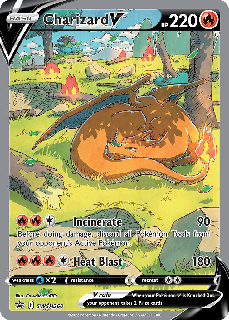 Charizard V – SWSH Black Star Promos