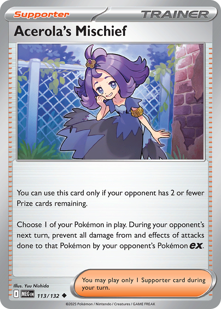 Acerola's Mischief – Mega Evolution