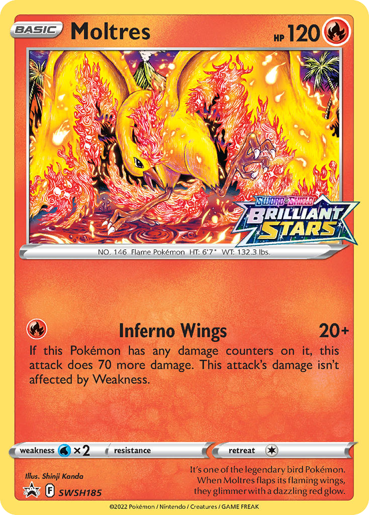 Moltres – SWSH Black Star Promos
