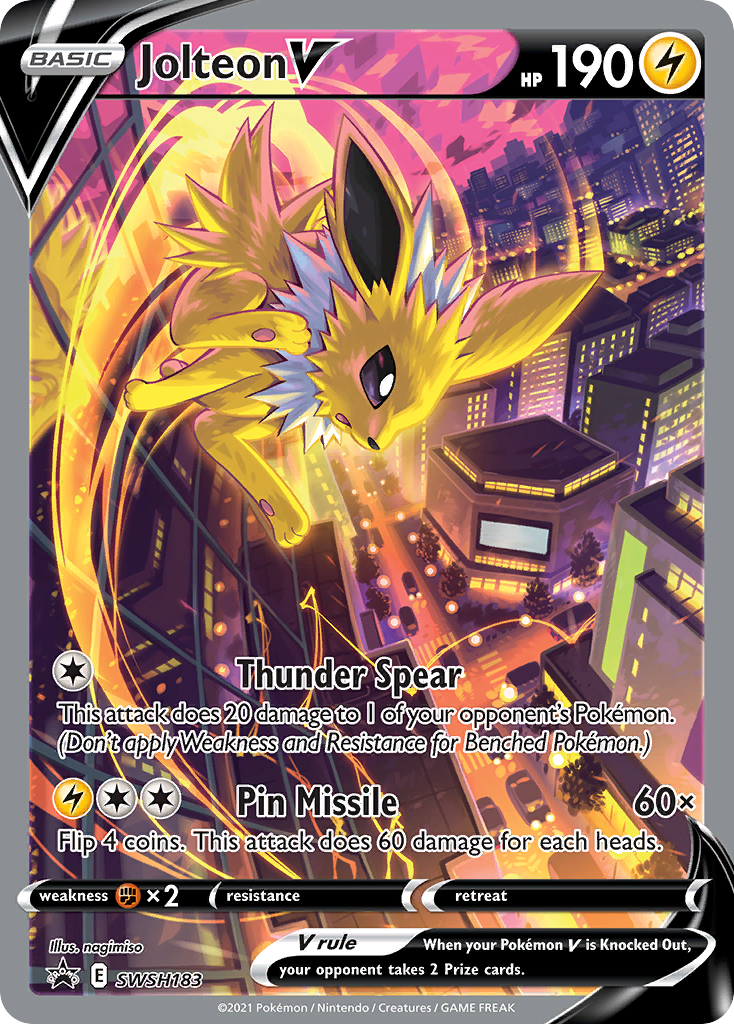 Jolteon V – SWSH Black Star Promos