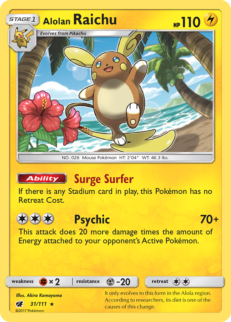 Alolan Raichu – Crimson Invasion