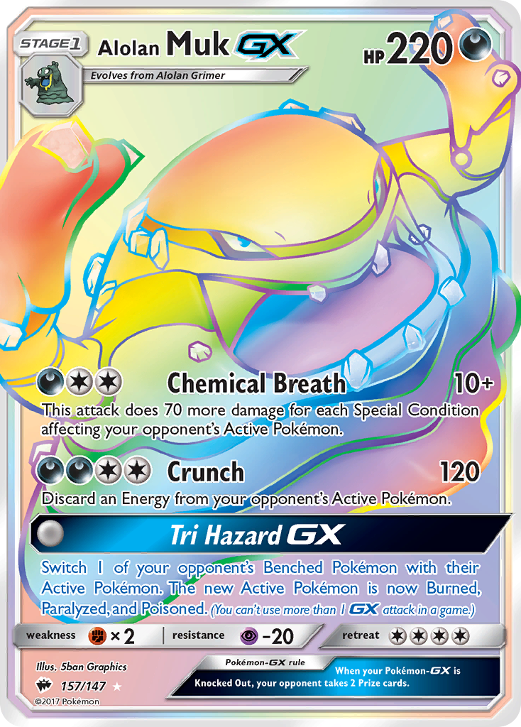 Alolan Muk-GX – Burning Shadows