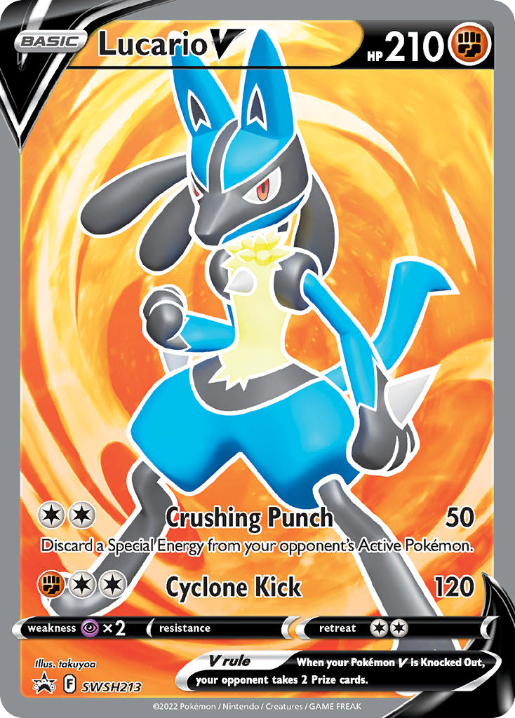 Lucario V – SWSH Black Star Promos