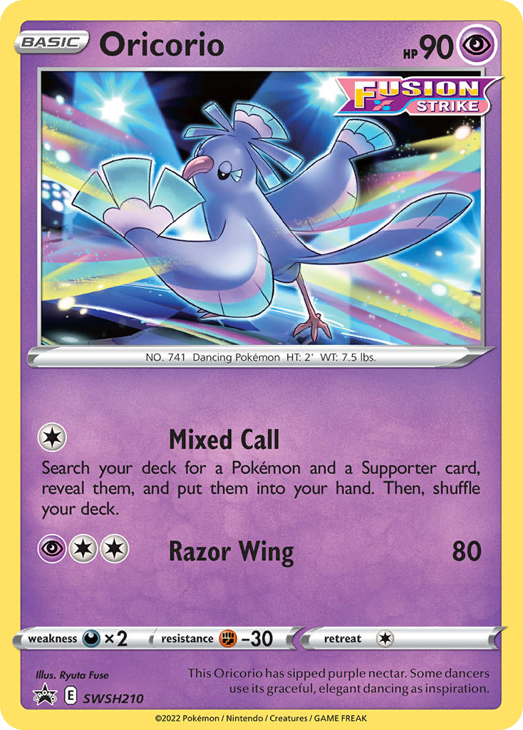 Oricorio – SWSH Black Star Promos