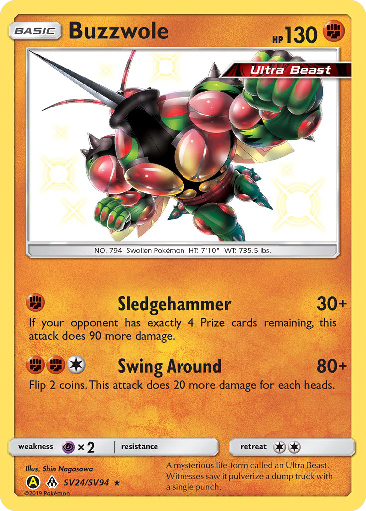 Buzzwole – Hidden Fates Shiny Vault