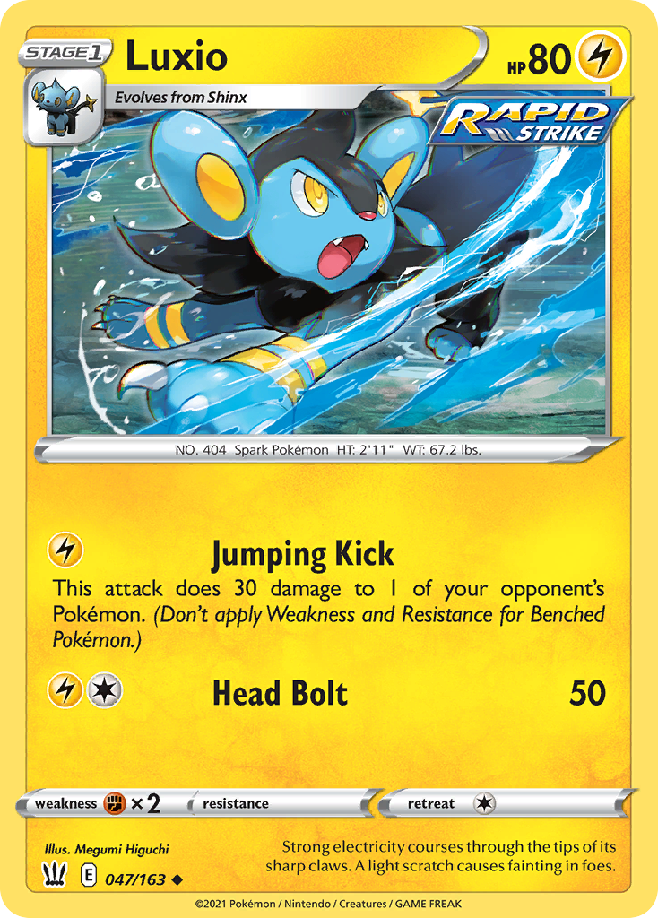 Luxio – Battle Styles