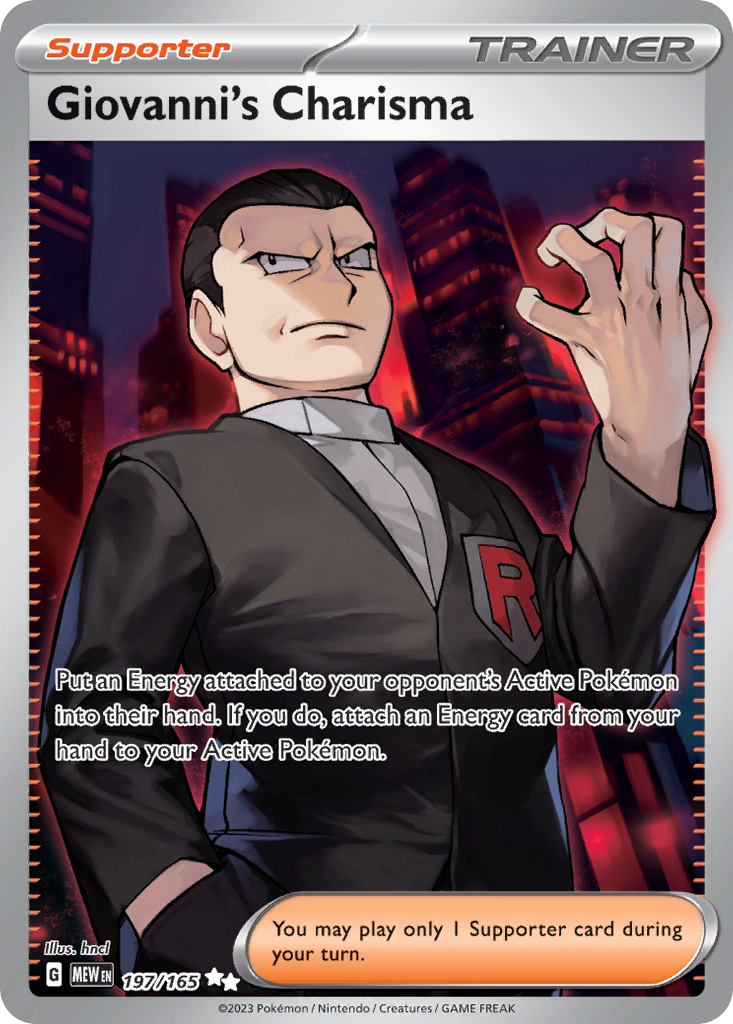 Giovanni's Charisma – 151