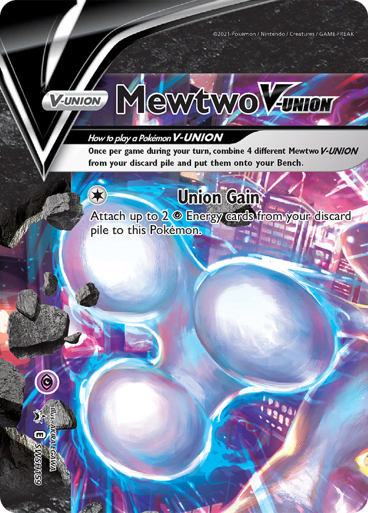 Mewtwo V-UNION – SWSH Black Star Promos