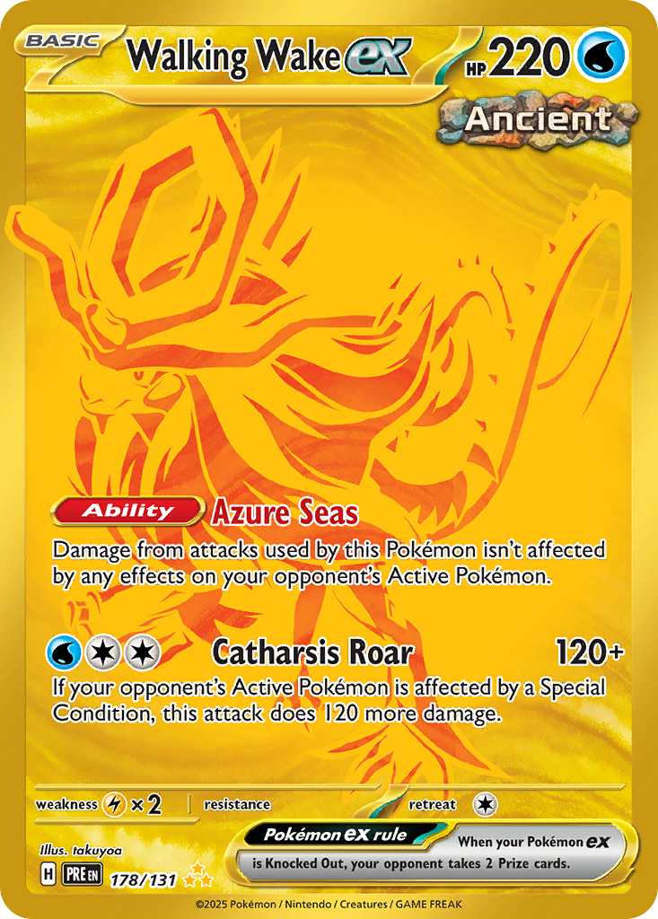 Walking Wake ex – Prismatic Evolutions