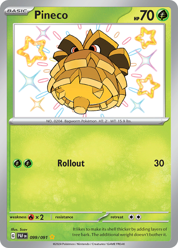 Pineco – Paldean Fates