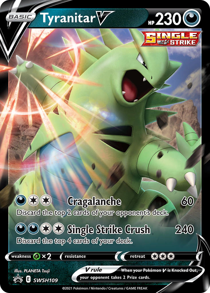 Tyranitar V – SWSH Black Star Promos
