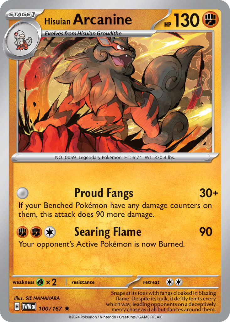Hisuian Arcanine – Twilight Masquerade