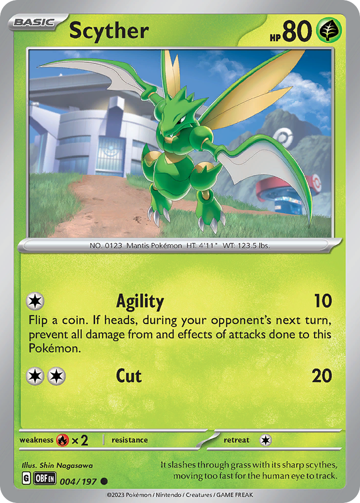 Scyther – Obsidian Flames