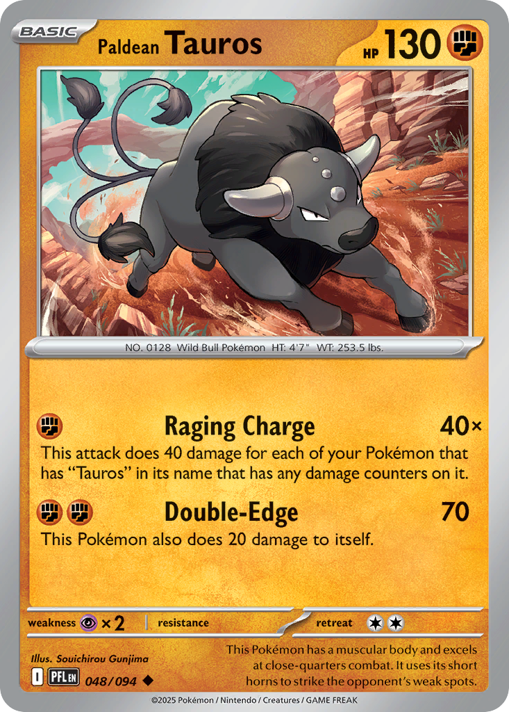 Paldean Tauros – Phantasmal Flames