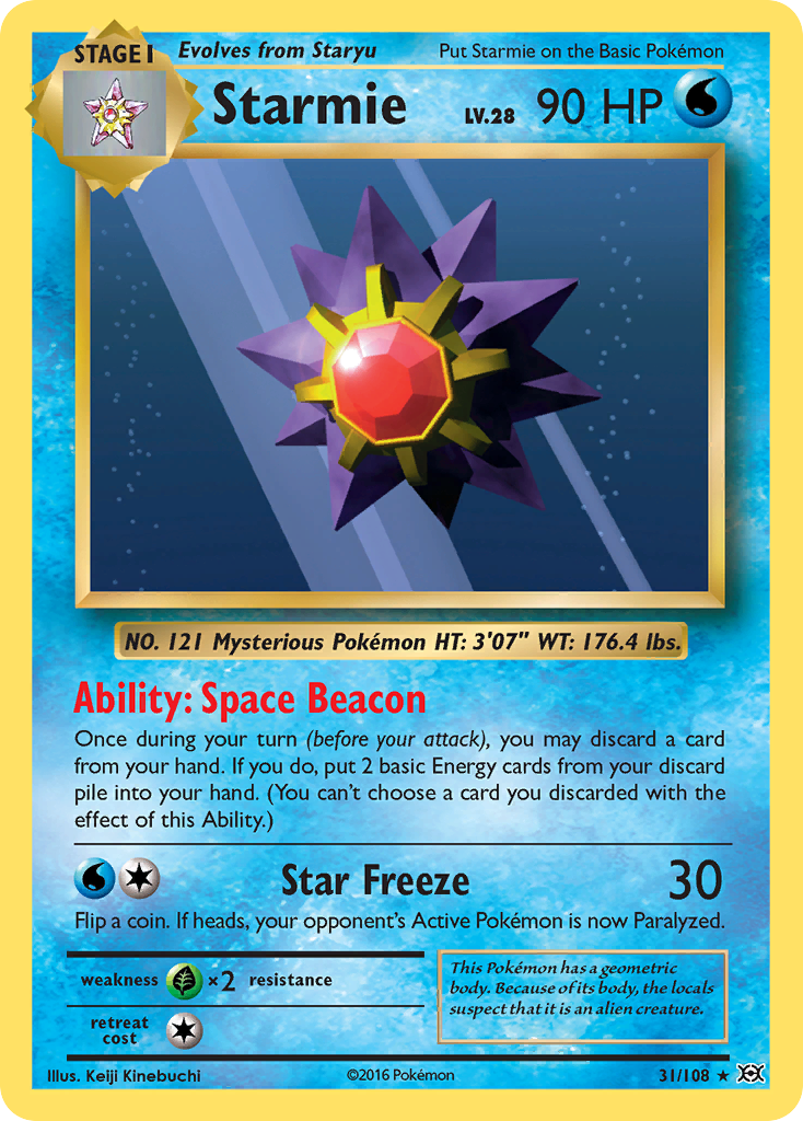 Starmie – Evolutions
