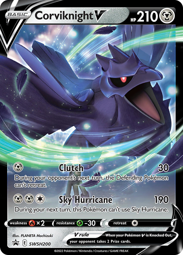 Corviknight V – SWSH Black Star Promos