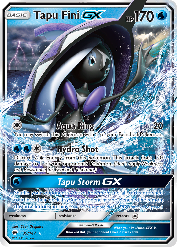 Tapu Fini-GX – Burning Shadows