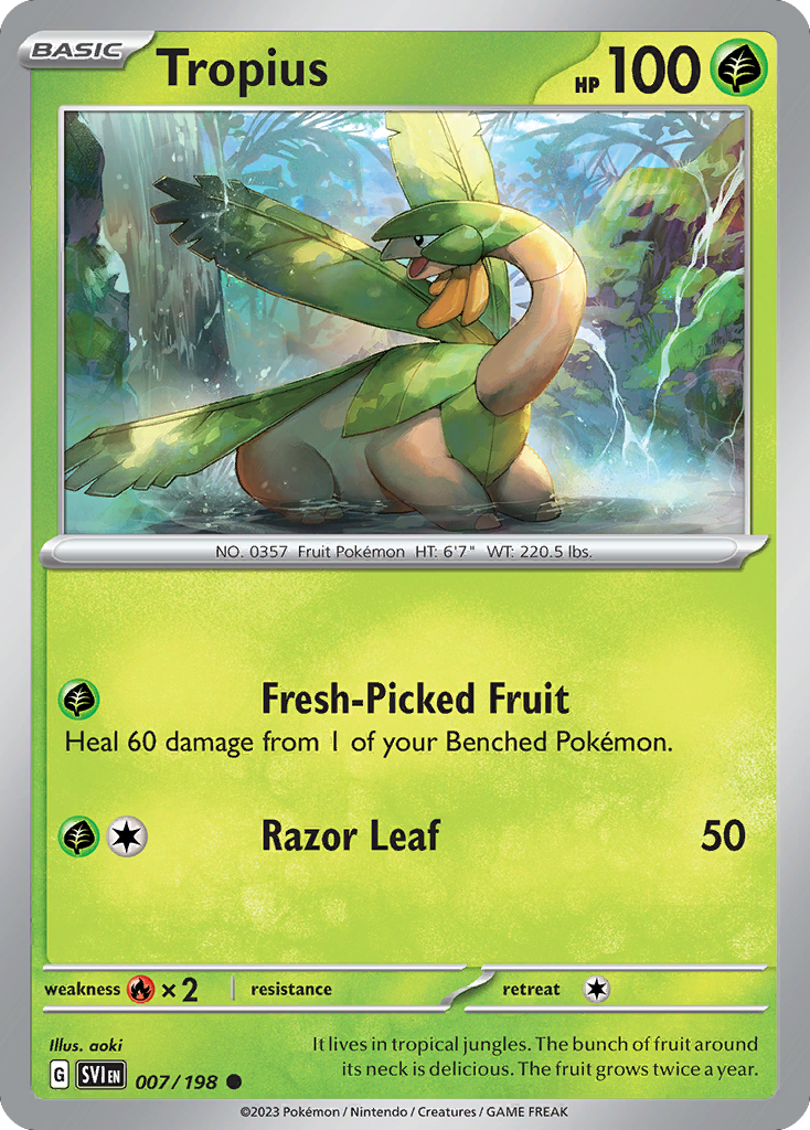 Tropius – Scarlet & Violet