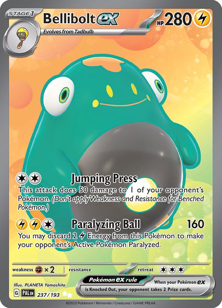 Bellibolt ex – Paldea Evolved