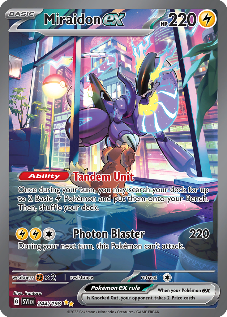 Miraidon ex – Scarlet & Violet