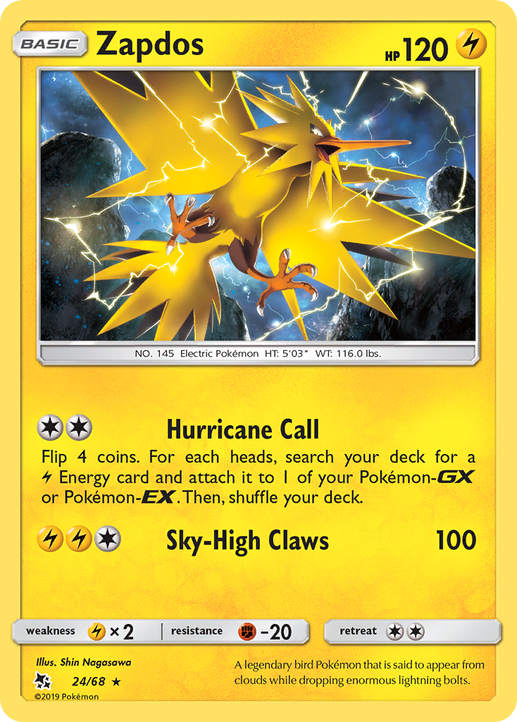 Zapdos – Hidden Fates