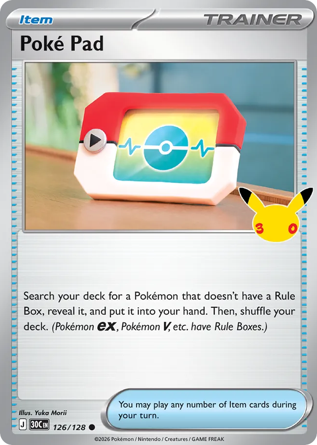 Poké Pad – 30th Celebration