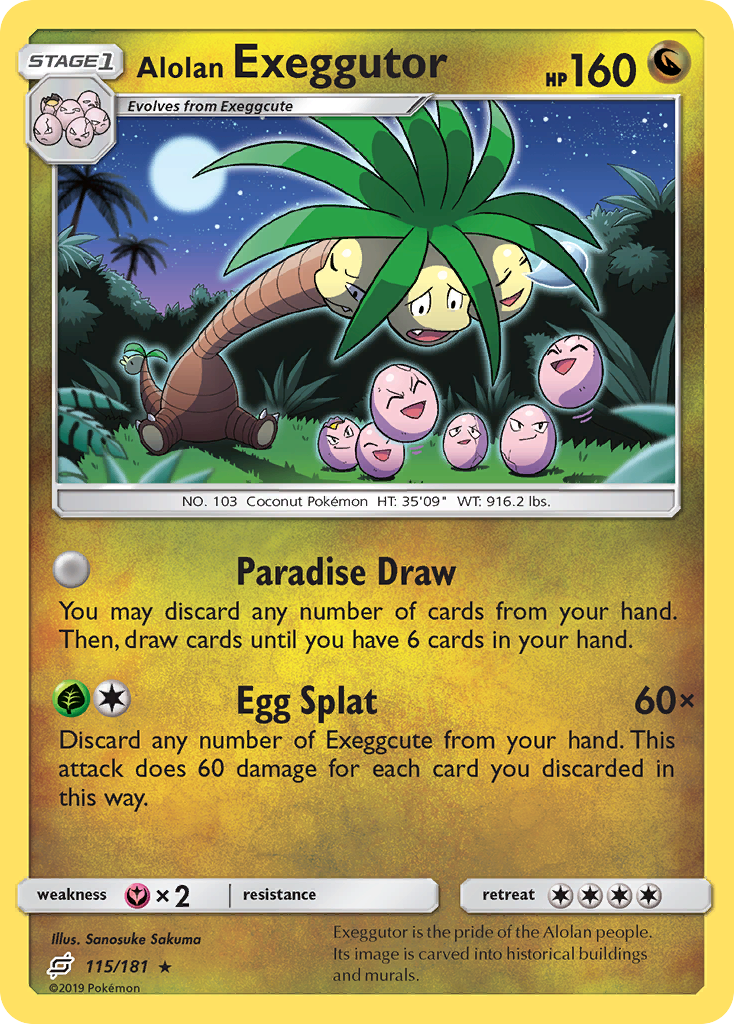 Alolan Exeggutor – Team Up