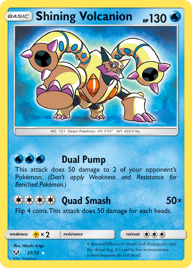 Shining Volcanion – Shining Legends