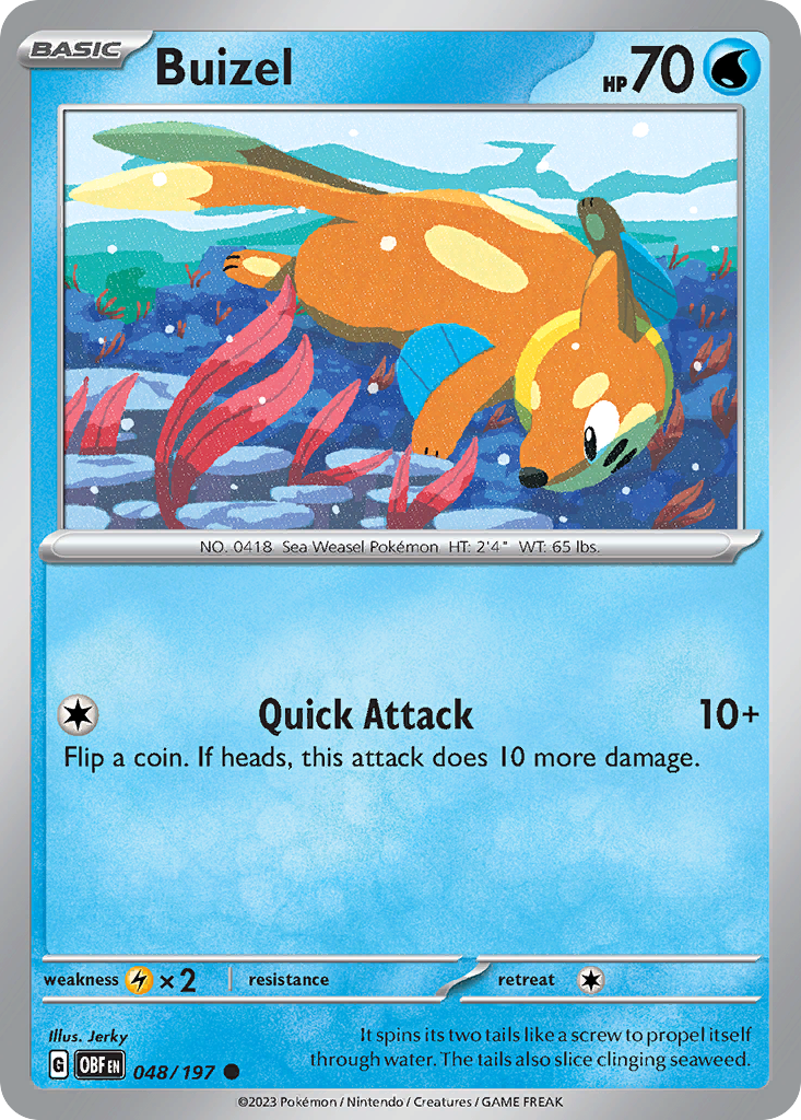 Buizel – Obsidian Flames