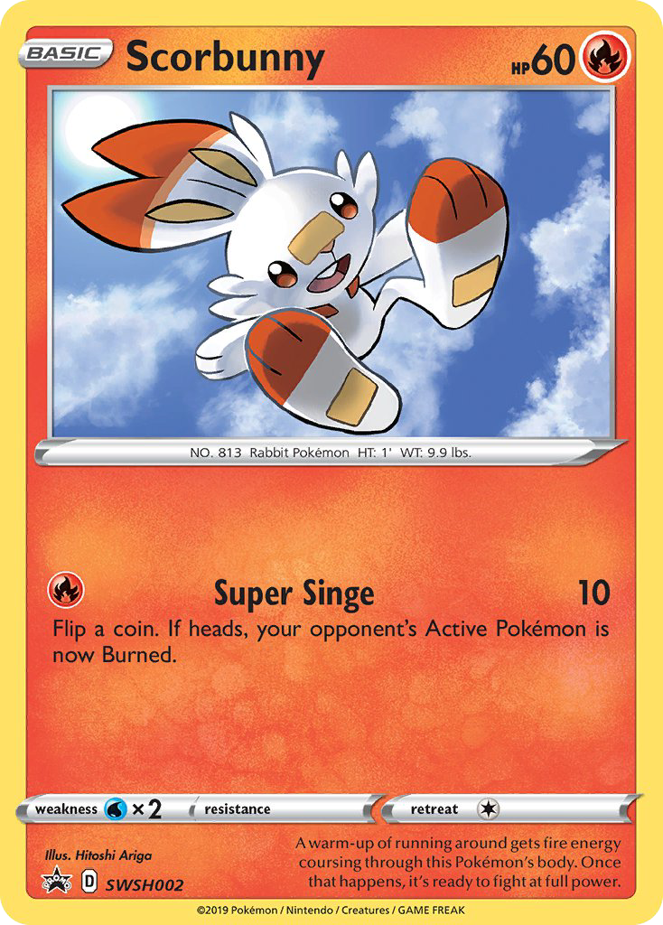 Scorbunny – SWSH Black Star Promos