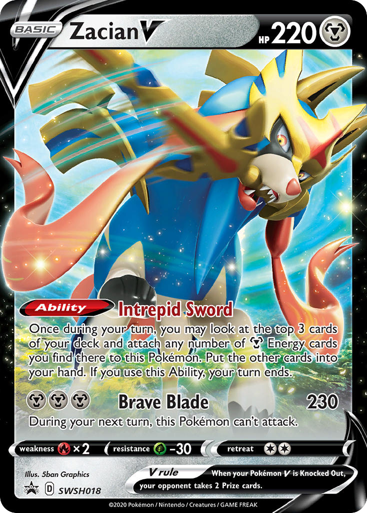 Zacian V – SWSH Black Star Promos