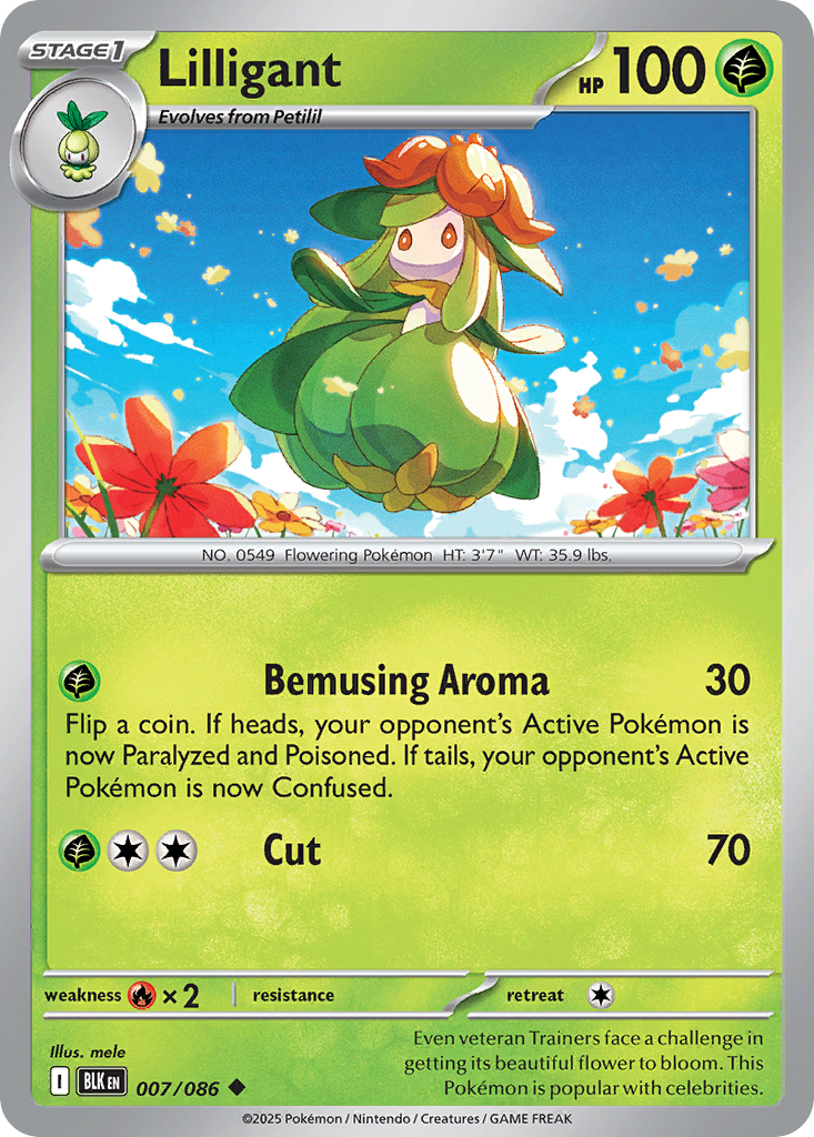 Lilligant – Black Bolt