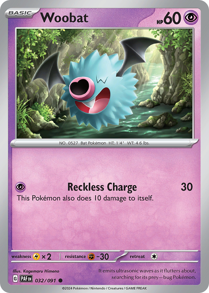 Woobat – Paldean Fates