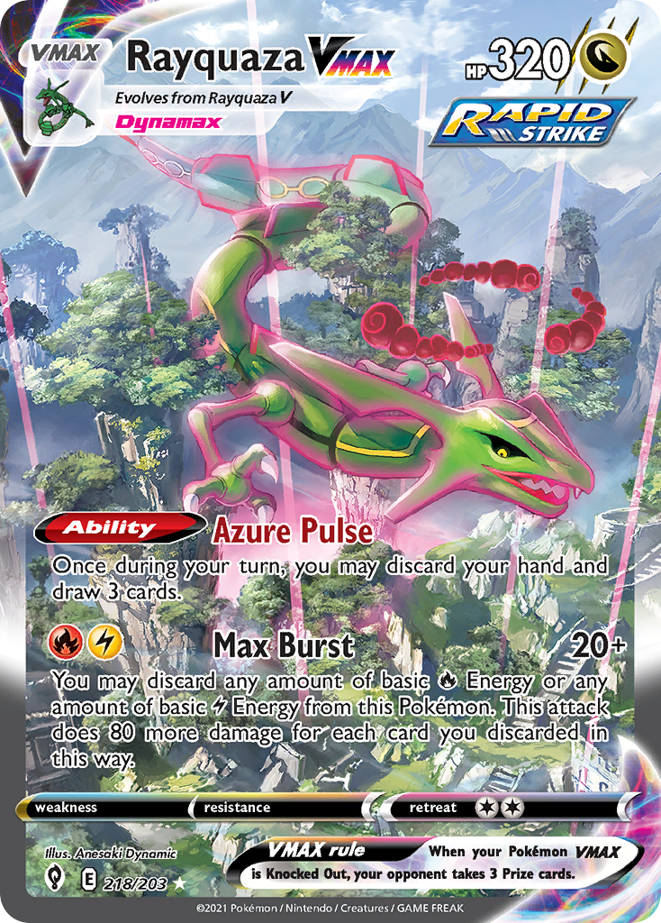 Rayquaza VMAX – Evolving Skies