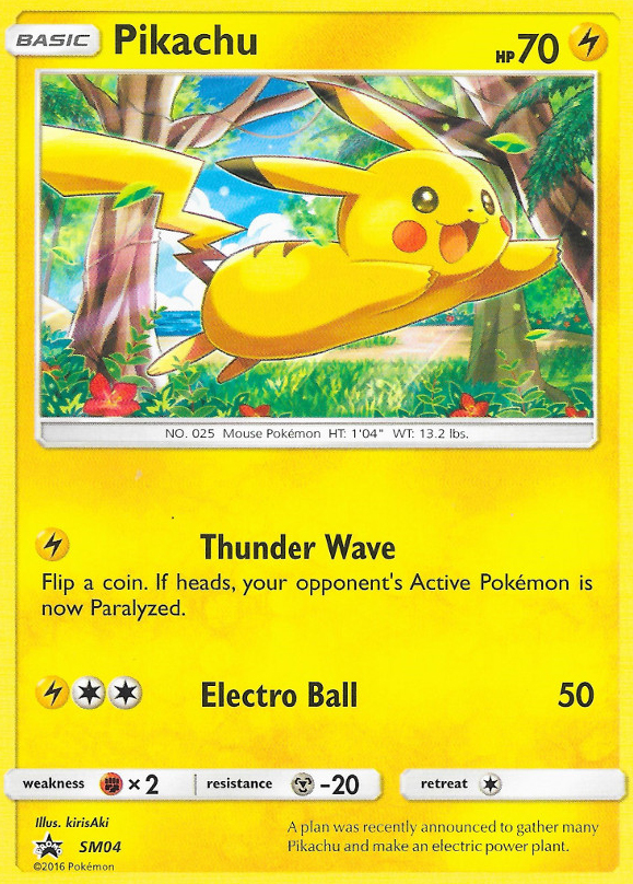 Pikachu – SM Black Star Promos