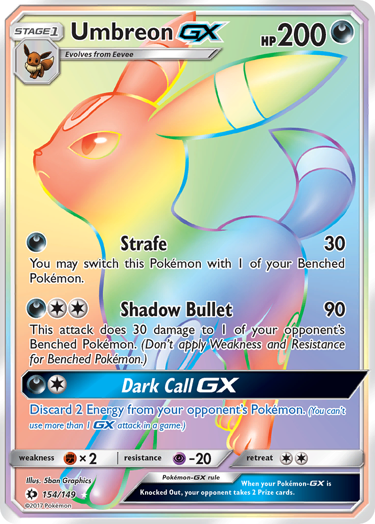 Umbreon-GX – Sun & Moon