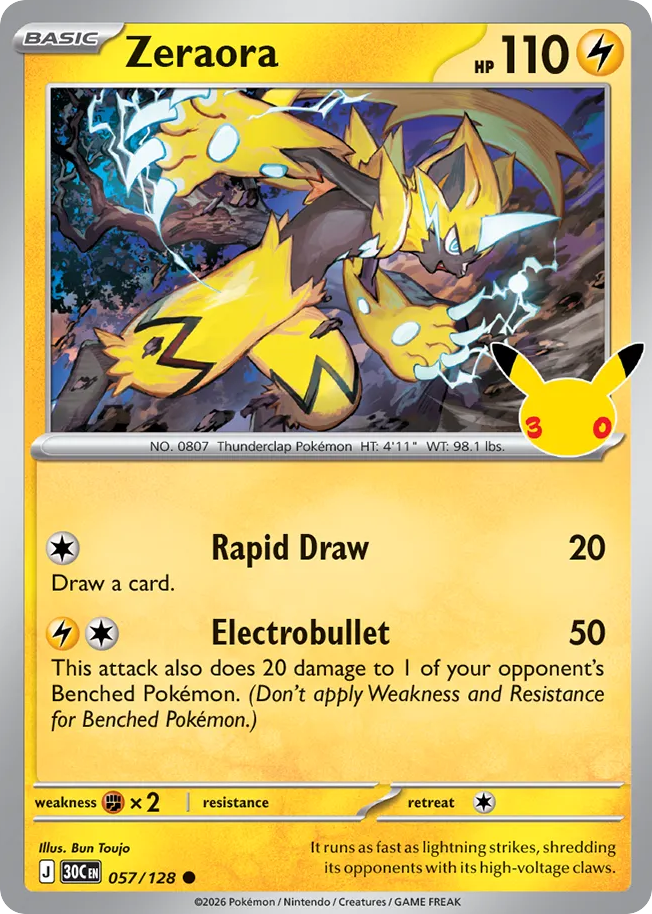 Zeraora – 30th Celebration
