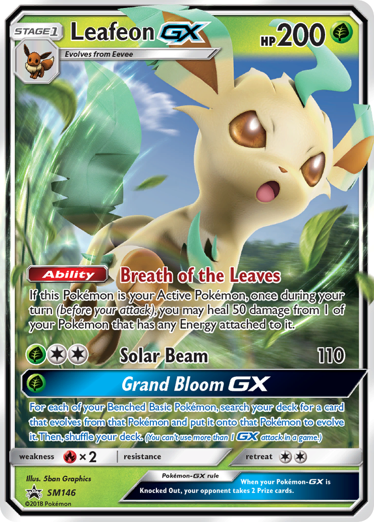 Leafeon-GX – SM Black Star Promos